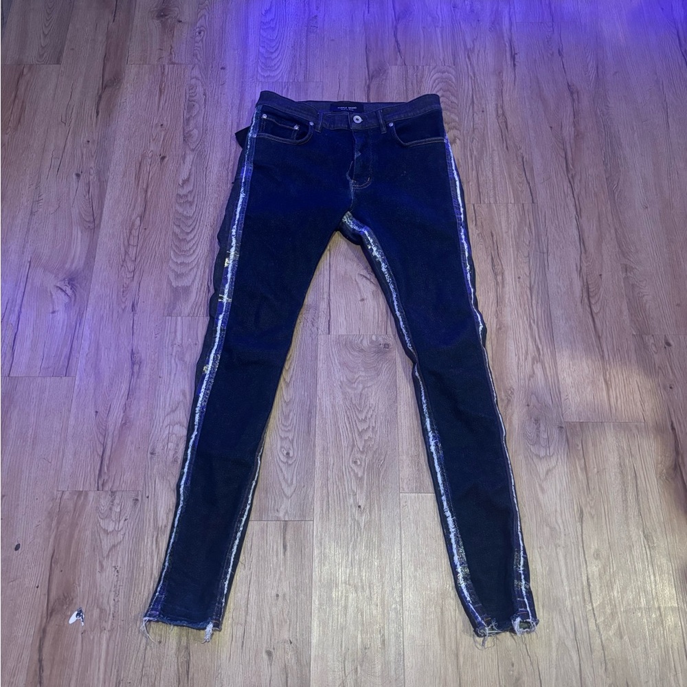 Purple jeans